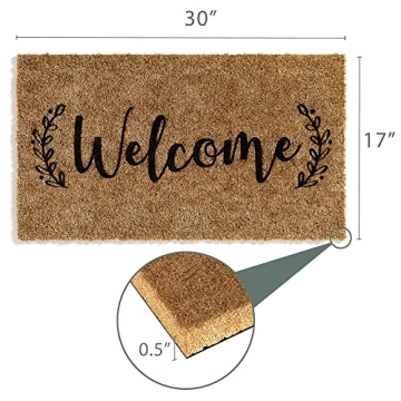 Barnyard Designs Durable Welcome Doormat for All Weather