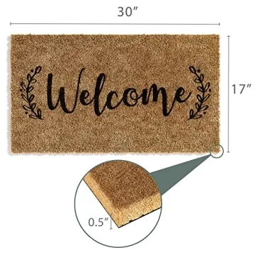 Barnyard Designs Durable Welcome Doormat for All Weather