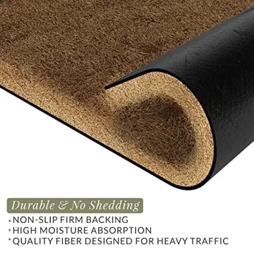 Barnyard Designs Durable Welcome Doormat for All Weather