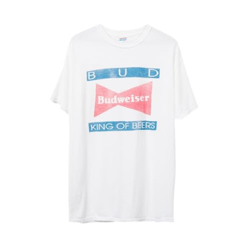 Budweiser King of Beer Bottle Flea Market Tee - Vintage Comfort Style