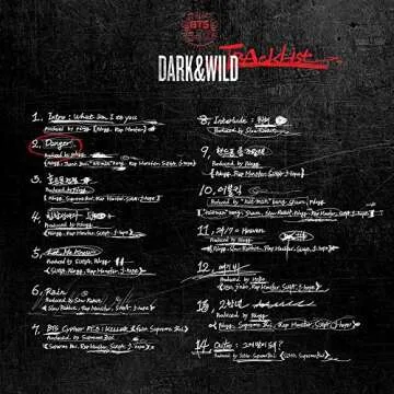 BTS Dark & Wild Album with Photobook and Photocard