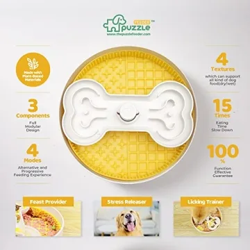 Fun Puzzle Feeder Slow Dog Bowl for Healthy Mealtime