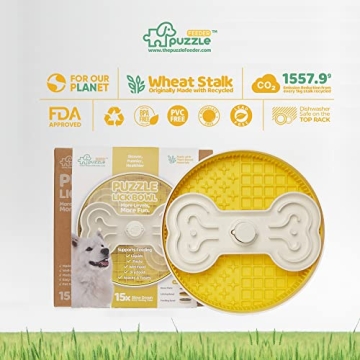 Fun Puzzle Feeder Slow Dog Bowl for Healthy Mealtime