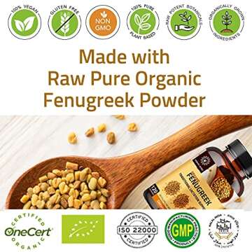 Hebhac Herbs Fenugreek Capsules for Lactation Support