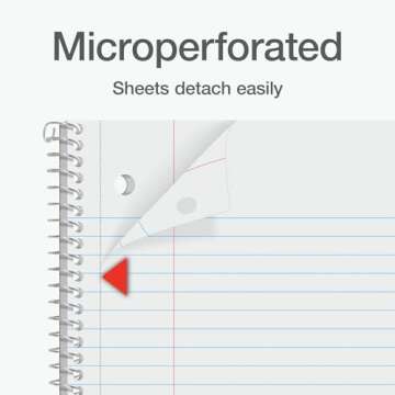 Oxford Spiral Notebook College Ruled - 24 Pack - 1 Subject Spiral Notebooks for Work and School - 8 x 10-1/2 Inch - 8 Primary Colors - 70 Sheets