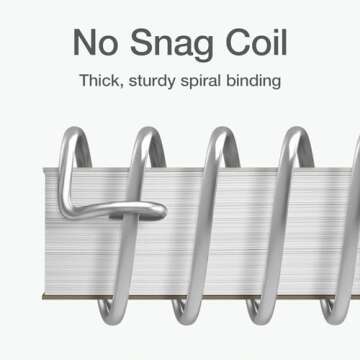 Oxford Spiral Notebook College Ruled - 24 Pack - 1 Subject Spiral Notebooks for Work and School - 8 x 10-1/2 Inch - 8 Primary Colors - 70 Sheets