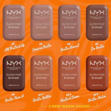 NYX Professional Buttermelt Bronzer - 12HR Sun-Kissed Glow