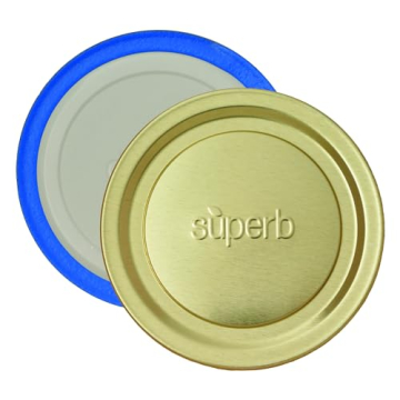 Superb Sealing Solutions Canning Lids - Mason Jar Wide Mouth Lid Toppers Fit Ball and Kerr Jars, 3.2...
