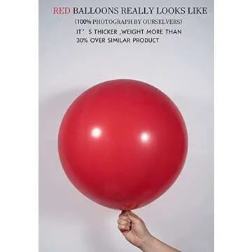 15pcs 24 Inch Balloons Large Assorted Balloons Thick Latex Heavy Duty Balloon Round Big Giant Globos Grandes Huge XXL Jumbo stuffing Colorful Ballons Wedding Birthday Rainbow Party Decorations