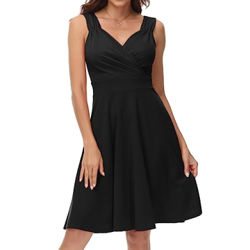 Chic GRACE KARIN Black Cocktail Dress for Women Parties