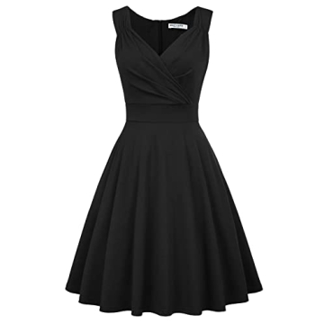 Chic GRACE KARIN Black Cocktail Dress for Women Parties