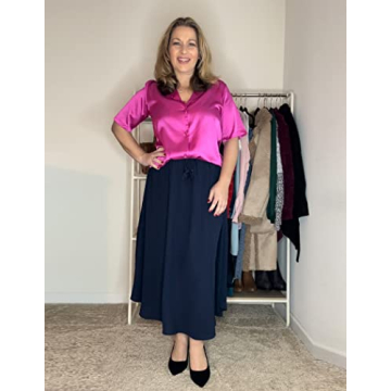 Zeagoo Women's Lightweight Casual Maxi Skirt for Summer Fashion