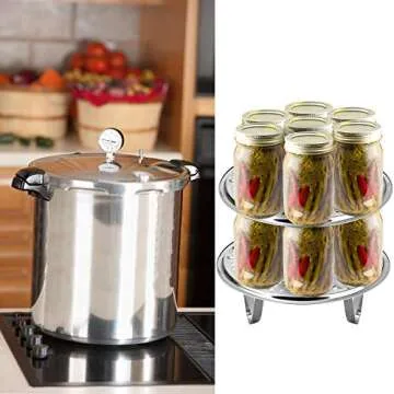 11-Inch Pressure Cooker Canner Rack (2-Pack) with Detachable Legs, Stainless Steel Pressure Canners for Canning Rack Compatible with Presto, All-American and More