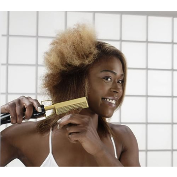 Professional Heat Ceramic Press Comb for Hair