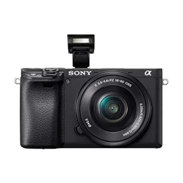 Sony Alpha a6400 Mirrorless Camera: Compact APS-C Interchangeable Lens Digital Camera with Real-Time Eye Auto Focus, 4K Video & Flip Up Touchscreen - E Mount Compatible Cameras - ILCE-6400/B Body