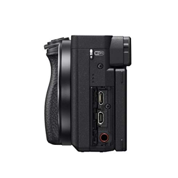 Sony Alpha a6400 Mirrorless Camera: Compact APS-C Interchangeable Lens Digital Camera with Real-Time Eye Auto Focus, 4K Video & Flip Up Touchscreen - E Mount Compatible Cameras - ILCE-6400/B Body