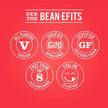 Beanfields Bean Chips, High Protein and Fiber, Gluten Free, Vegan Snack, Nacho, 1.5 Ounce (Pack of 24)