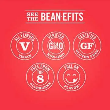 Beanfields Bean Chips, High Protein and Fiber, Gluten Free, Vegan Snack, Nacho, 1.5 Ounce (Pack of 24)