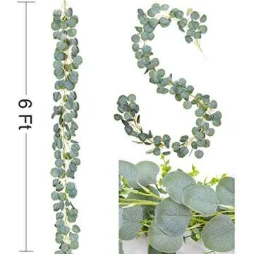 DearHouse Eucalyptus Garland for Wedding and Home Decor