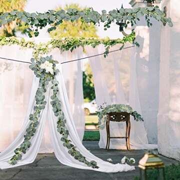 DearHouse Eucalyptus Garland for Wedding and Home Decor
