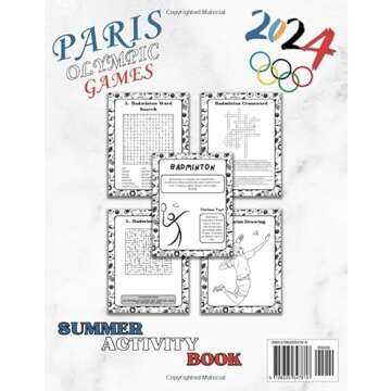 Paris 2024 Olympic Games: Summer Activity Book for Adults, Teens and Seniors| Word Searches, Crosswo...