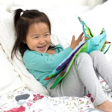 Melissa & Doug Soft Activity Baby Book for Toddlers