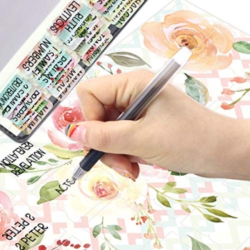 Floral Decorative Bible Tabs for Women and Girls