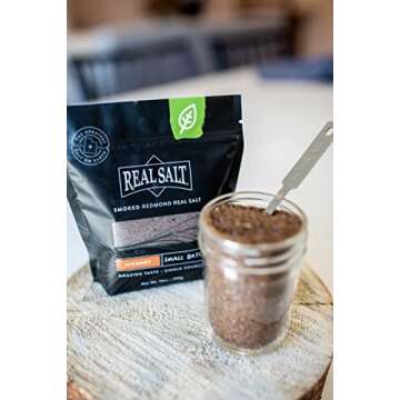 REDMOND Real Salt Hickory Smoked Salt, 14 oz pouch