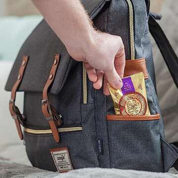 GRAB THE GOLD Snack Bars, Peanut Butter & Jelly (14 Bars - Amazon Exclusive) 11g Plant-Based Protein, Made w/Organic Oats & Cranberries, Whole Food Bars, Gluten Free - Vegan - High Fiber - Dairy Free…