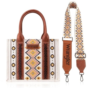 Stylish Wrangler Purse Boho Aztec Tote for Women