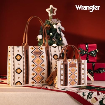 Stylish Wrangler Purse Boho Aztec Tote for Women