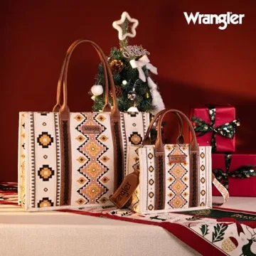 Stylish Wrangler Purse Boho Aztec Tote for Women
