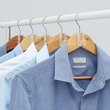 48 Piece Closet Hanger Connector Hooks for Easy Organization