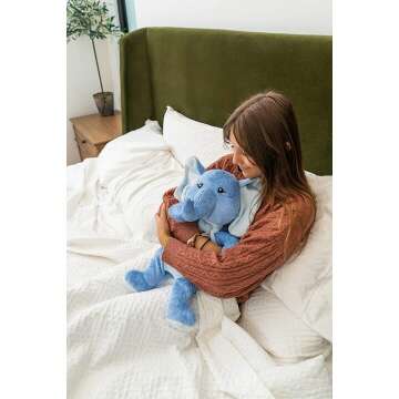 Hugimals Weighted Stuffed Animal for Stress Relief