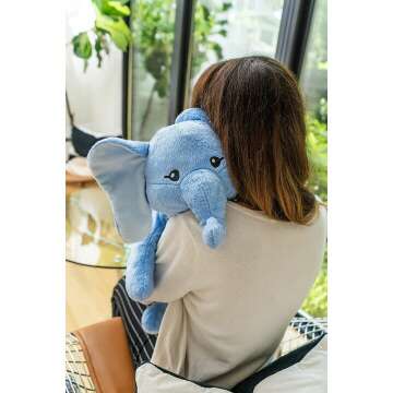 Hugimals Weighted Stuffed Animal for Stress Relief
