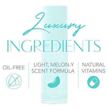 Leyla Milani Glossilocks Hair Shine Spray - Professional Shine Hairspray Thermal Heat Protectant Sprays to Prevent Dry Damaged Hair, Anti Frizz from Hot Hair Styling Tools and Sun Damage - 4oz