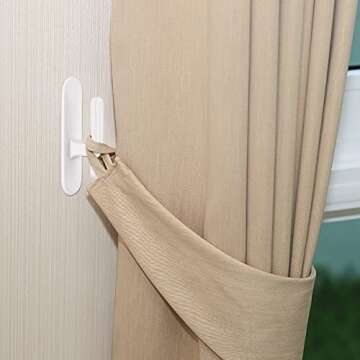 8 Pieces Blind Cord Twister Safety Blind Cord Hooks Adhesive Blind Cord Holder Window Blinds String Holder Child Proofing Blind Cord Wind Up Blind Cord Wrap Cleat for Home Office Kindergarten Use