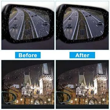 Boao Car Waterproof Anti Rain Mirror Film for Safety
