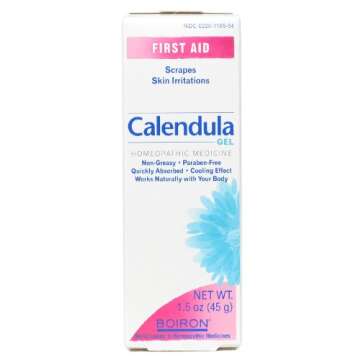 Boiron Calendula Gel for Relief from Rashes, Razor Burn, Insect Bites, or Sunburns - Non-Greasy and ...