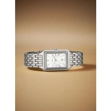 Fossil Women's Raquel Quartz Stainless Steel Three-Hand Watch, Color: Silver (Model: ES5221)