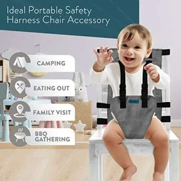 Vevoza Portable High Chair - Travel Essential for Babies & Toddlers