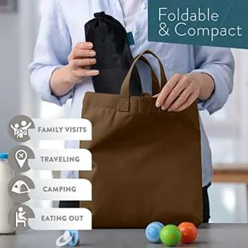 Vevoza Portable High Chair for Family Travel and Dining