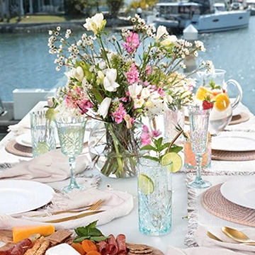 BELLAFORTE Unbreakable Tumbler Set for Parties