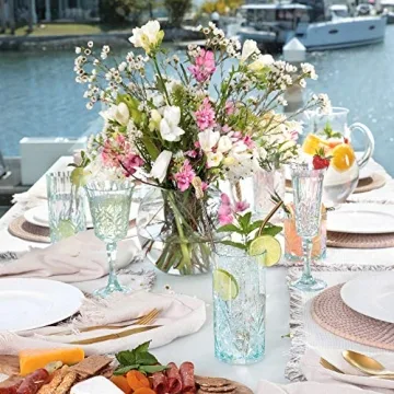 BELLAFORTE Unbreakable Tumbler Set for Parties