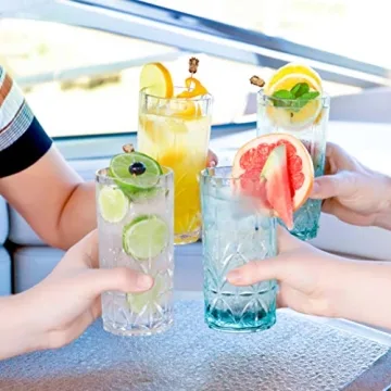 BELLAFORTE Unbreakable Tumbler Set for Parties