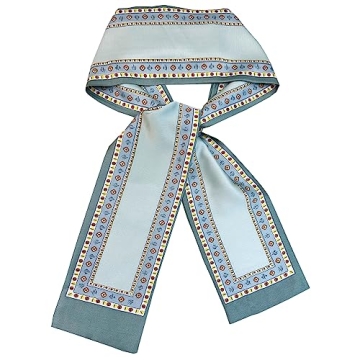 Roizsx Fashion Satin Scarf For Hair Head Neck Scarves for Women Lightweight Handbag Accessories