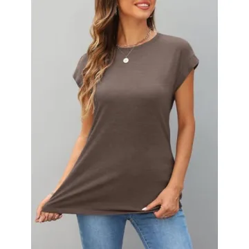AUTOMET Women's Summer Basic T Shirts - Stylish & Comfortable