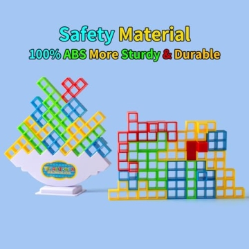SANFENSUGAR Tetra Tower Game for Kids - Fun Stacking Blocks