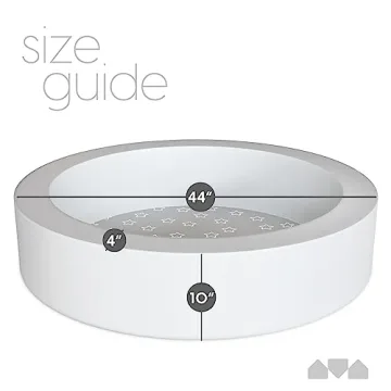 Milliard Foam Ball Pit for Toddlers and Babies - Safe and Durable