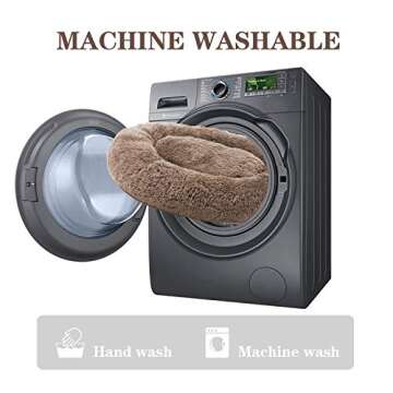 Calming Dog Bed – Luxe Faux Fur Comfort for Pets